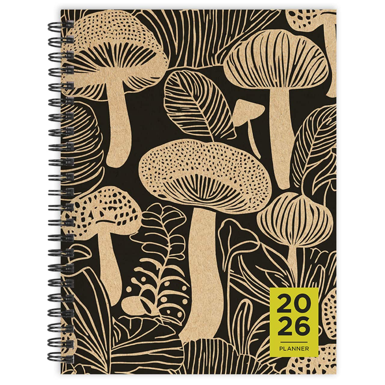 2026 Mushroom Medium Weekly Monthly Planner